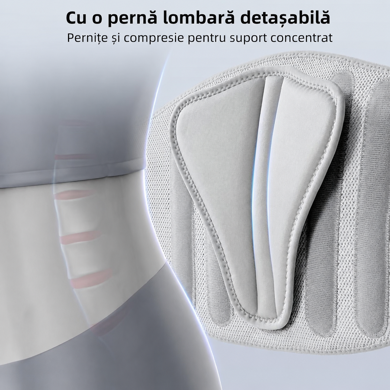 Orthopedra Core - detaliu curele reglabile pentru fixare
